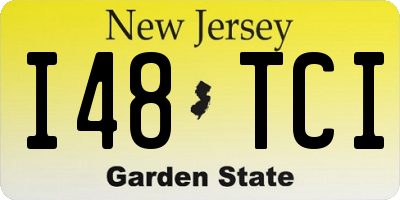 NJ license plate I48TCI