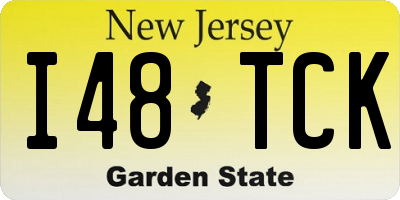 NJ license plate I48TCK