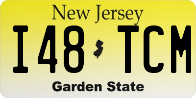 NJ license plate I48TCM