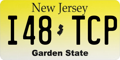 NJ license plate I48TCP
