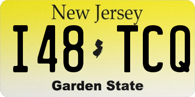 NJ license plate I48TCQ