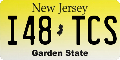 NJ license plate I48TCS