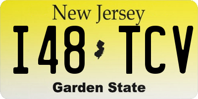 NJ license plate I48TCV