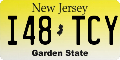 NJ license plate I48TCY