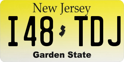 NJ license plate I48TDJ