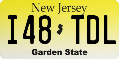 NJ license plate I48TDL