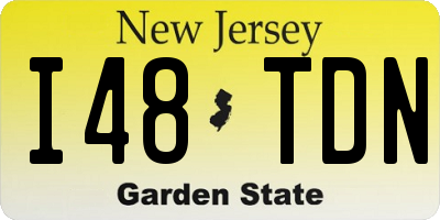 NJ license plate I48TDN
