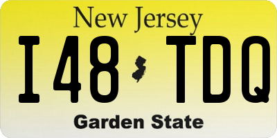 NJ license plate I48TDQ