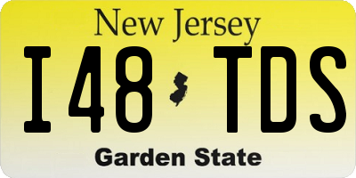 NJ license plate I48TDS
