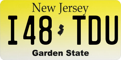 NJ license plate I48TDU