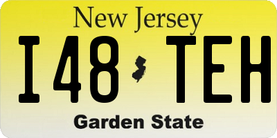 NJ license plate I48TEH