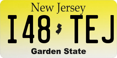 NJ license plate I48TEJ