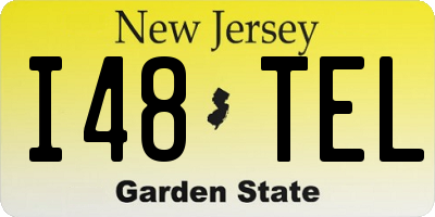 NJ license plate I48TEL