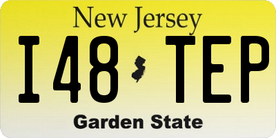 NJ license plate I48TEP