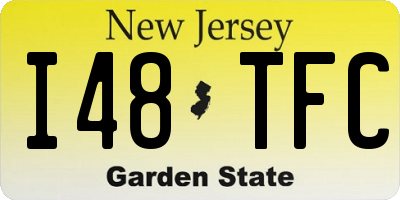 NJ license plate I48TFC