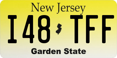 NJ license plate I48TFF