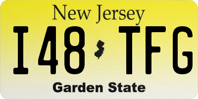 NJ license plate I48TFG