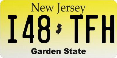 NJ license plate I48TFH