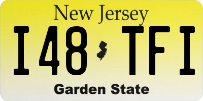 NJ license plate I48TFI