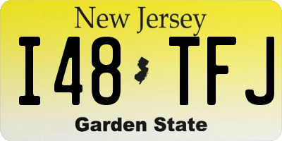 NJ license plate I48TFJ