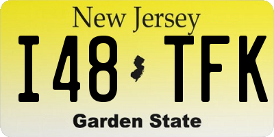 NJ license plate I48TFK
