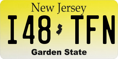 NJ license plate I48TFN