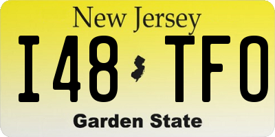 NJ license plate I48TFO