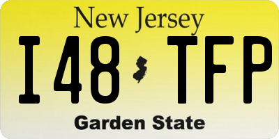 NJ license plate I48TFP