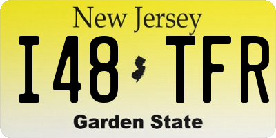 NJ license plate I48TFR