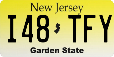 NJ license plate I48TFY