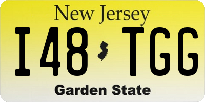 NJ license plate I48TGG