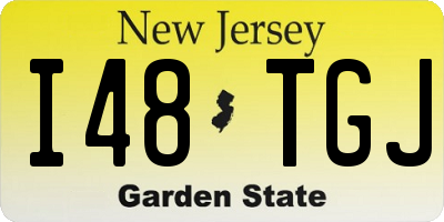 NJ license plate I48TGJ