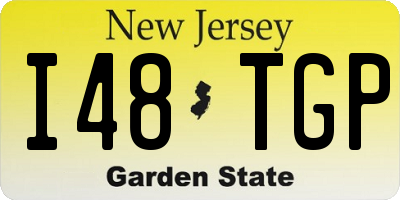 NJ license plate I48TGP