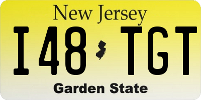 NJ license plate I48TGT