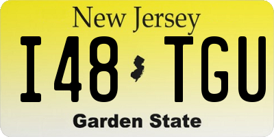 NJ license plate I48TGU