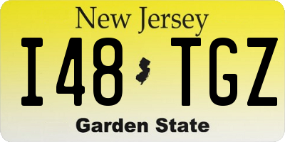 NJ license plate I48TGZ