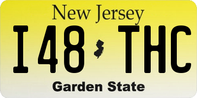 NJ license plate I48THC