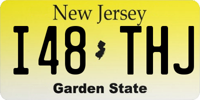 NJ license plate I48THJ