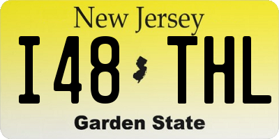 NJ license plate I48THL
