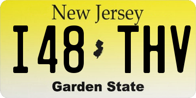 NJ license plate I48THV