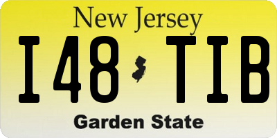 NJ license plate I48TIB