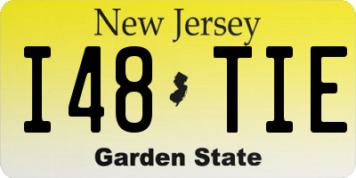NJ license plate I48TIE