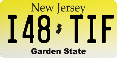 NJ license plate I48TIF