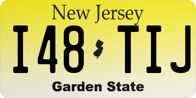 NJ license plate I48TIJ
