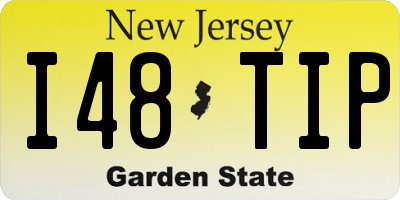 NJ license plate I48TIP