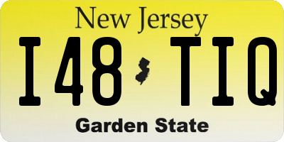 NJ license plate I48TIQ