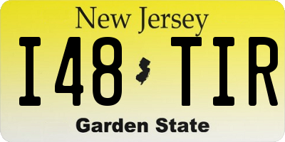 NJ license plate I48TIR