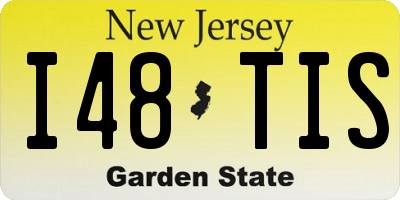 NJ license plate I48TIS