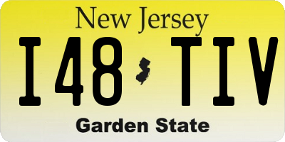NJ license plate I48TIV