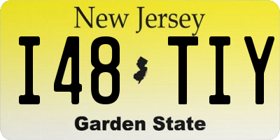 NJ license plate I48TIY